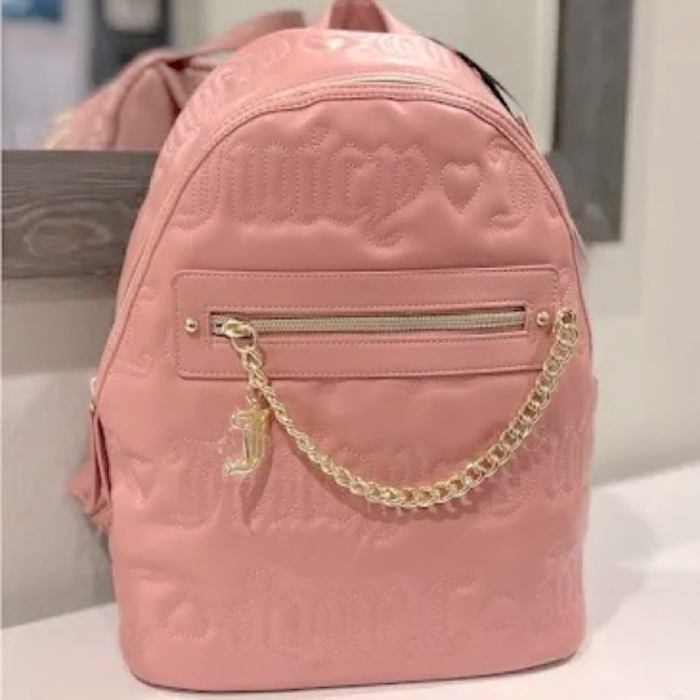 Juicy Couture Puff Quilted Backpack Taffy